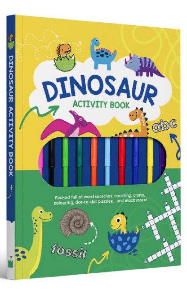 Activity Books with Pens Dinasaur